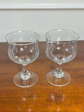 Dansk Michel lead crystal wine goblets